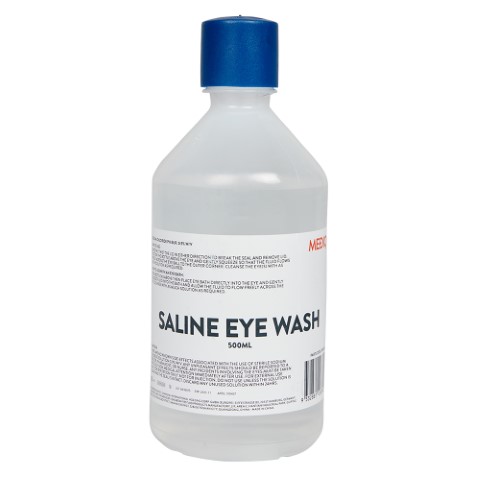 MEDIQ EYEWASH STATIONSOLUTION 500ML -RE-ORDER 